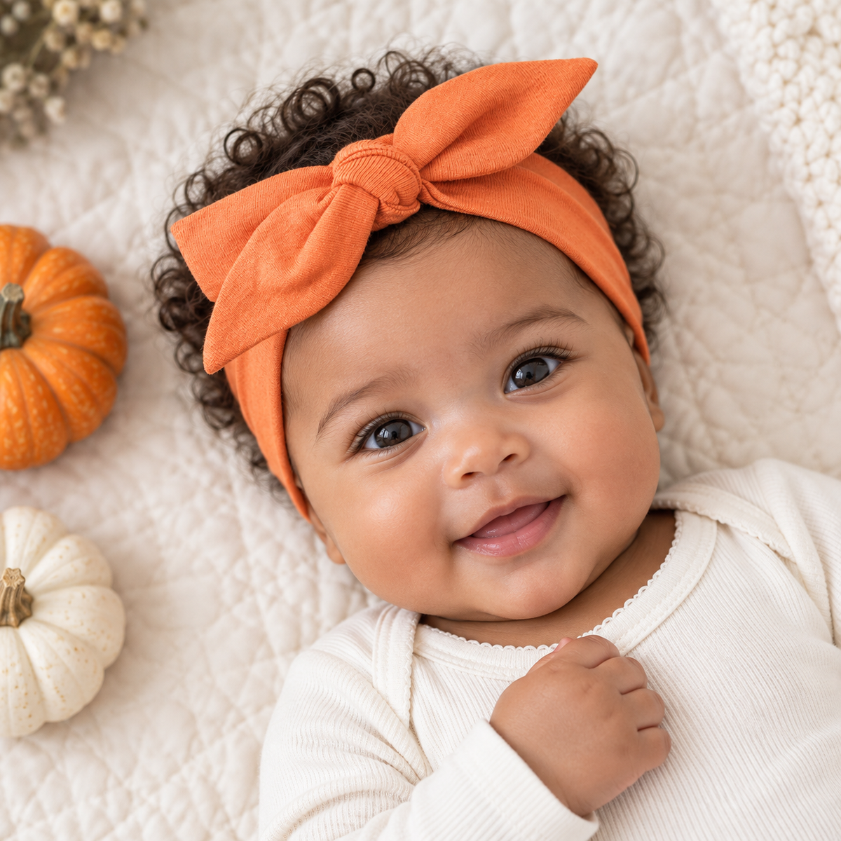 Baby Headband Orange