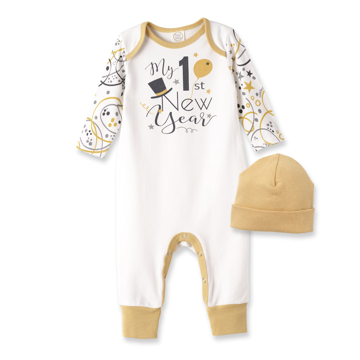 Baby's "My 1st New Year" Bamboo Romper 0-3M