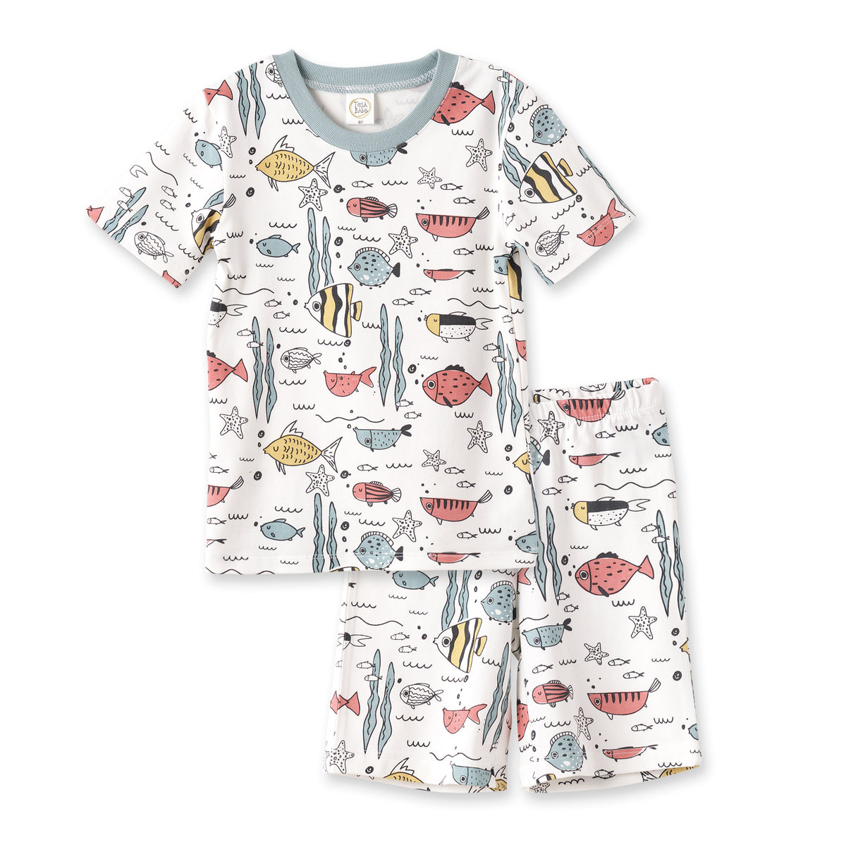 Kids Under the Sea Bamboo Pajama Set 6Y