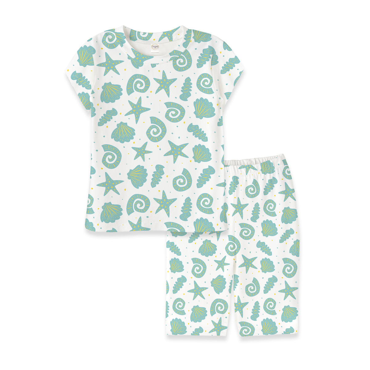 Seashells Bamboo Pajama Set - 3T