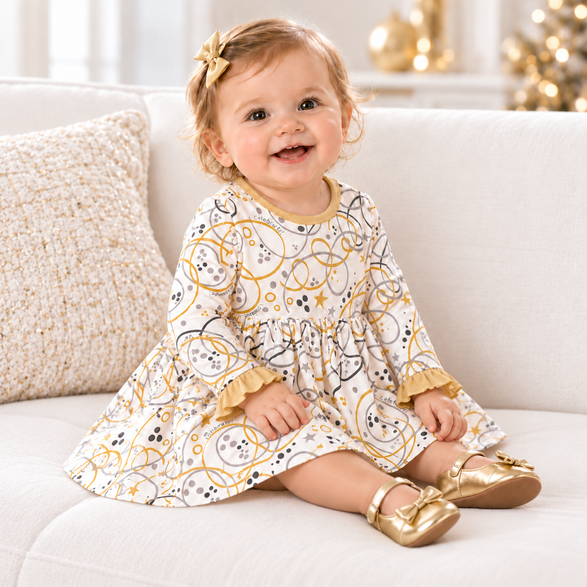 Celebrate New Year Bamboo Baby Dress