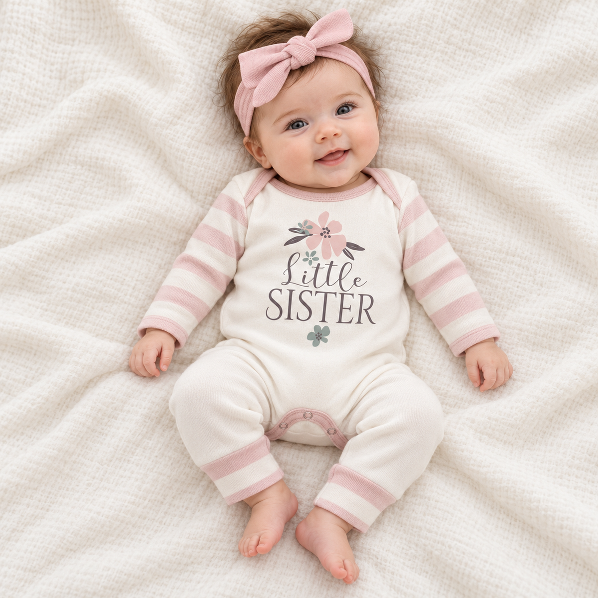 Little Sister Cotton Romper