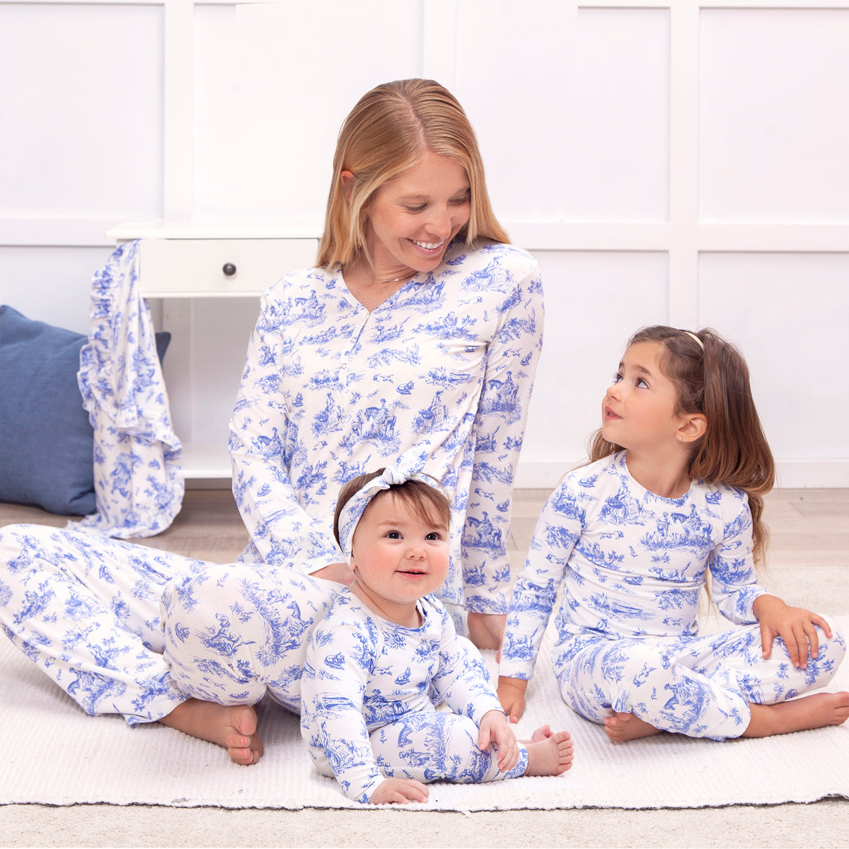 Toile de Jouy Bamboo Romper