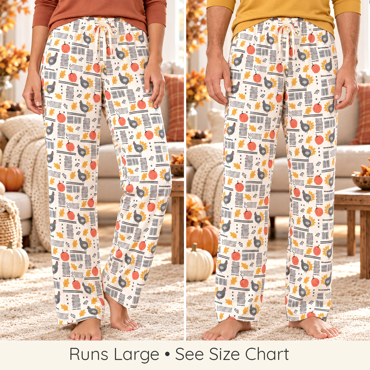 Thanksgiving Bamboo Pajama Pants