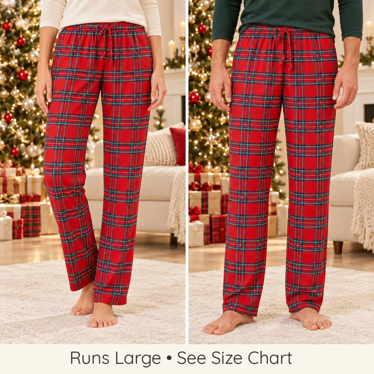 Tartan Plaid Bamboo Pajama Pants