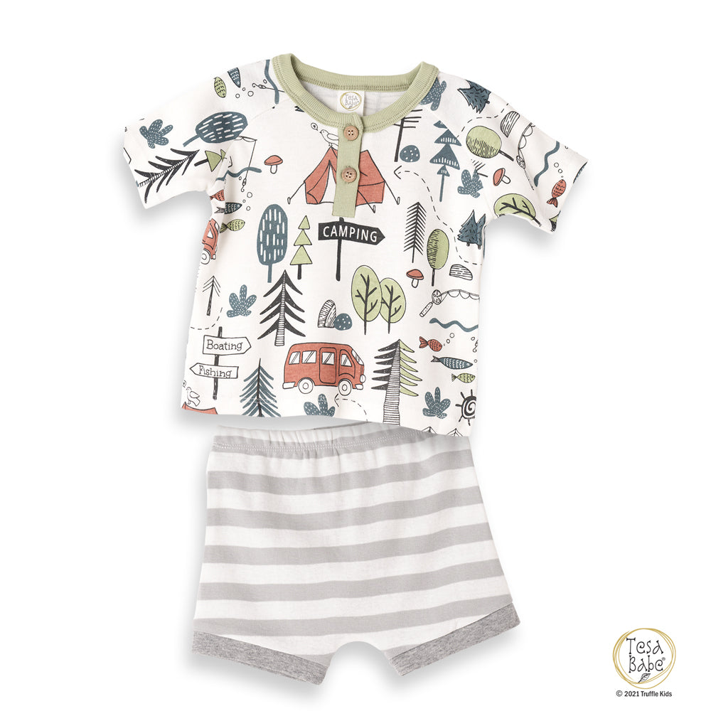 Boy's Summer Camp Cotton Set