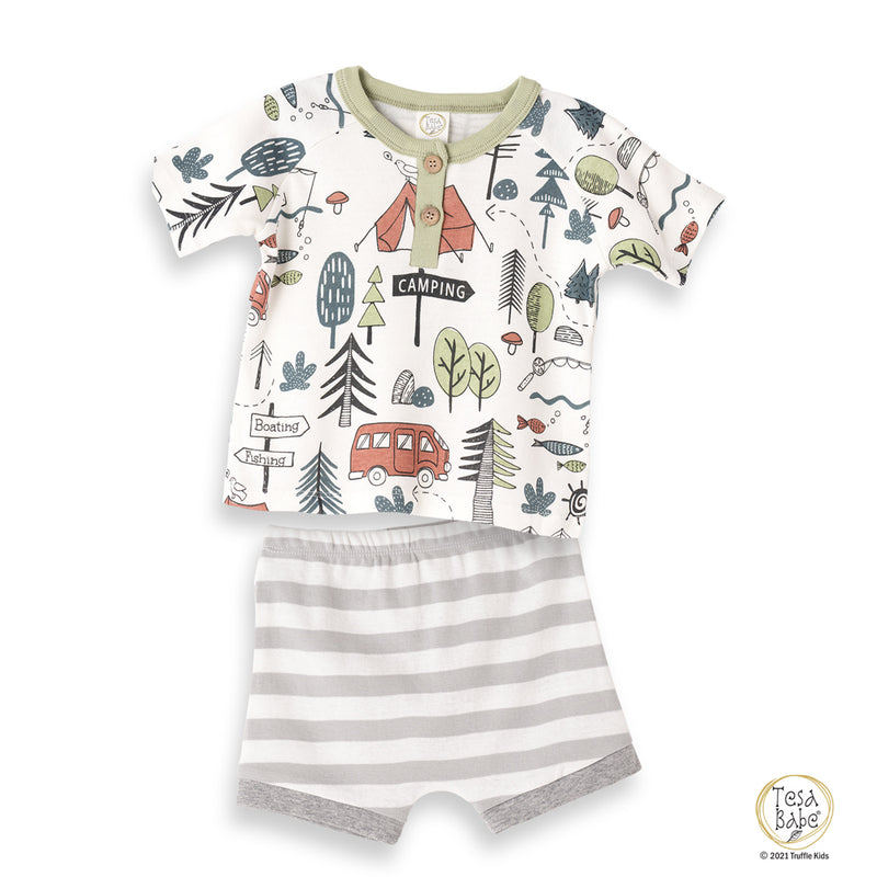 Boy's Summer Camp Cotton Set