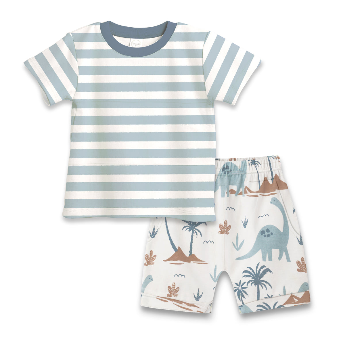 Dino Isle Tee & Shorts Set