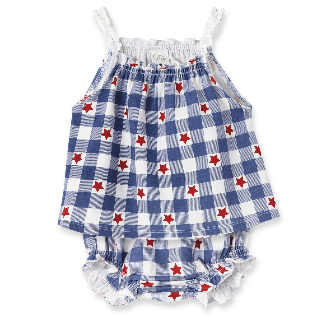 Americana Bamboo Top & Bloomers Set