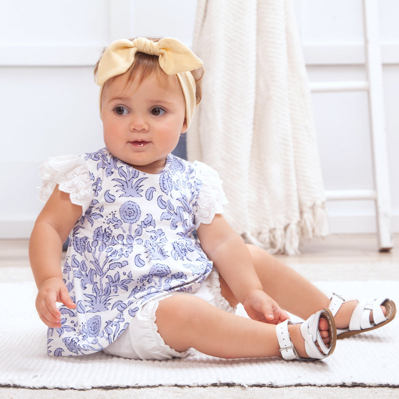Bali Blooms Girl's Top & Shorts Set 9-12M