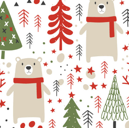 Teddy Bear Christmas Cotton Romper