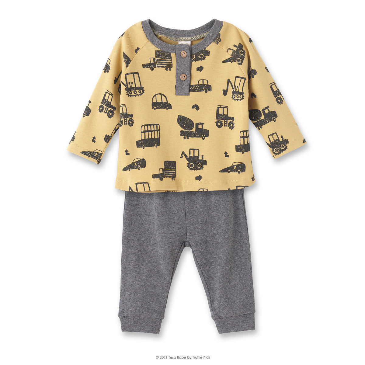 Keep Truckin Baby Toddler Set – Bamboo & Cotton