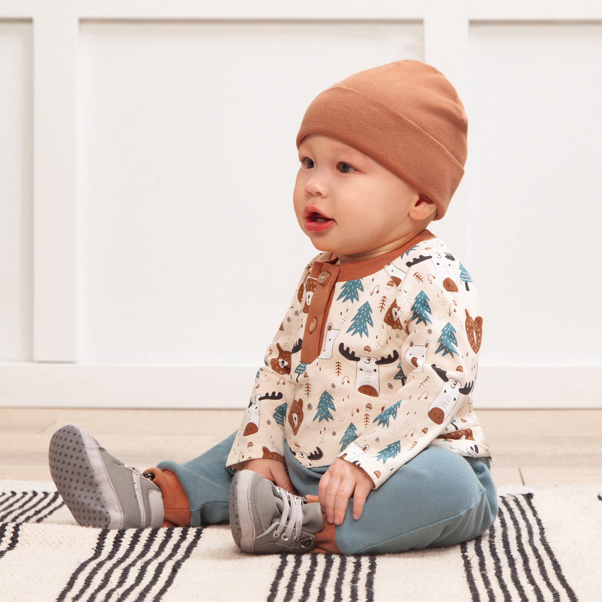 Woodland Pals Top & Pants 6-9M