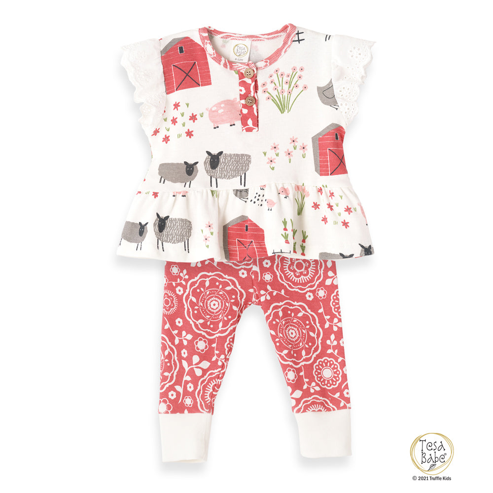 Farmstead Top & Leggings Set 4T