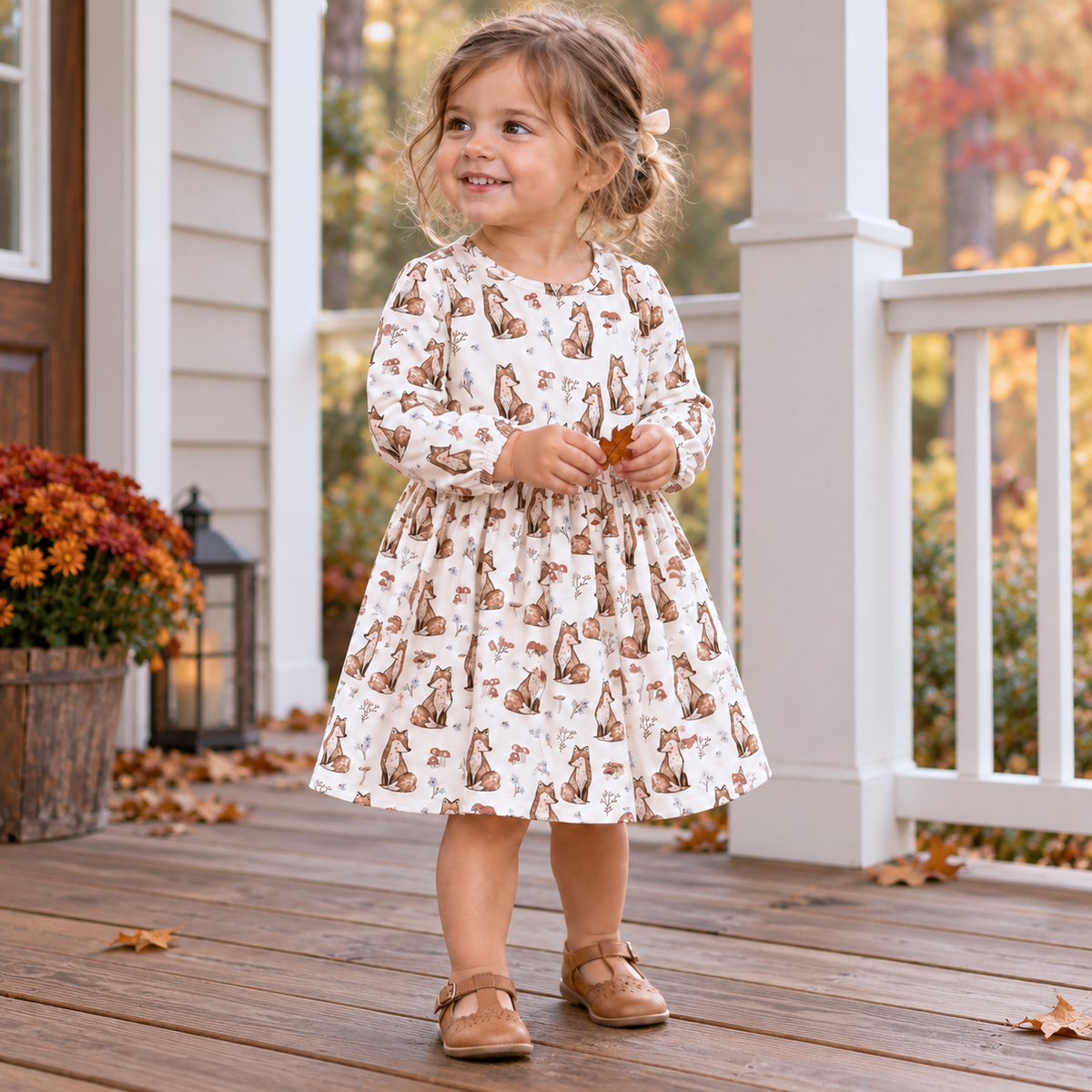 Woodland Hollow Bamboo Toddler Dress