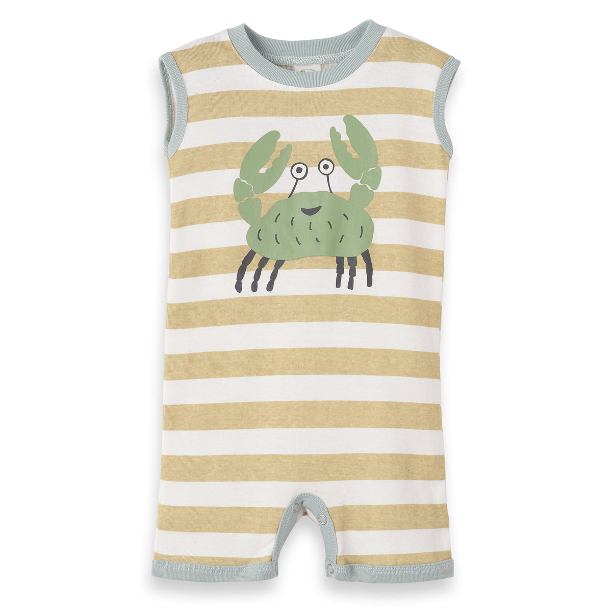 Ocean Friends Sleeveless Shortie Silkscreen Romper