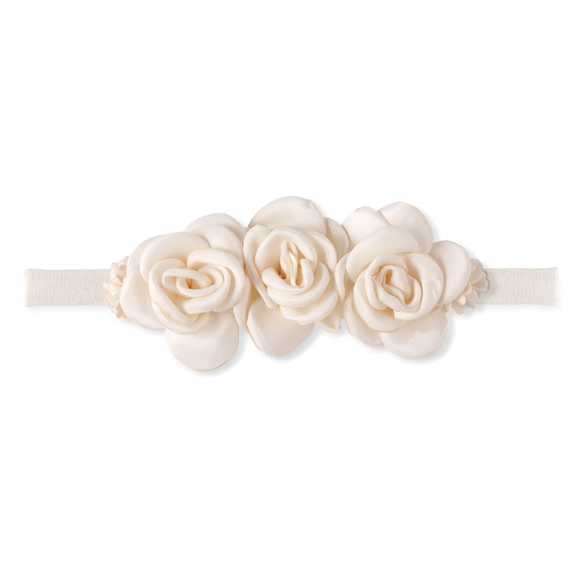 Baby Girl Headbands with Faux Flowers & Delicate Sparkle