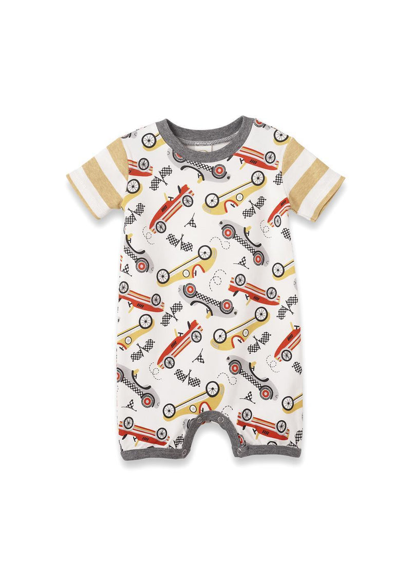 Speed Racer Shorty Romper 3-6M