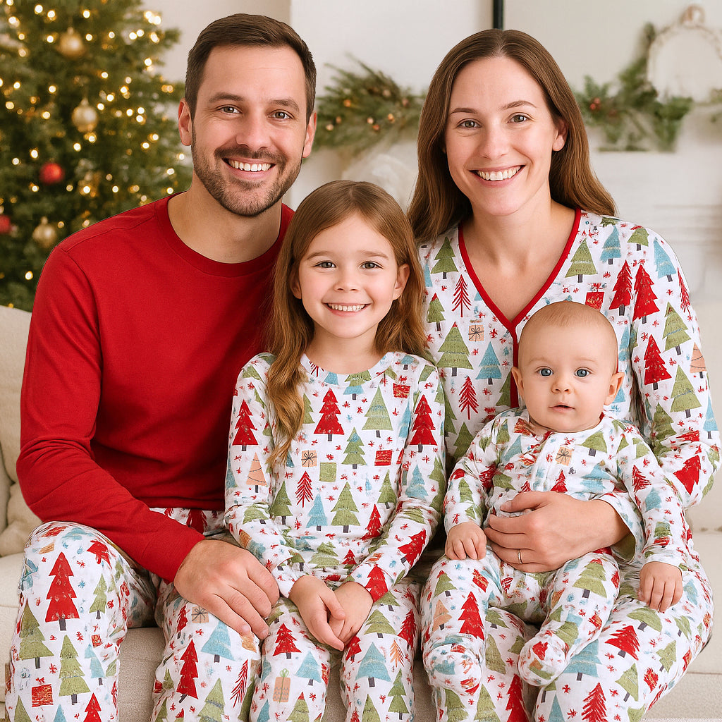 Christmas Bamboo Family Matching Pajama's – Merry Magic