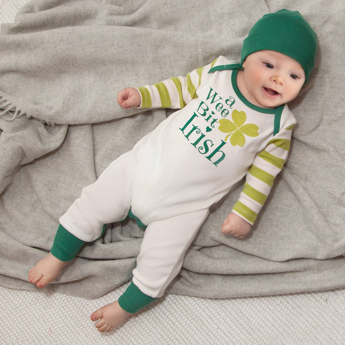 "Wee Bit Irish" St. Patrick's Day Romper - Newborn