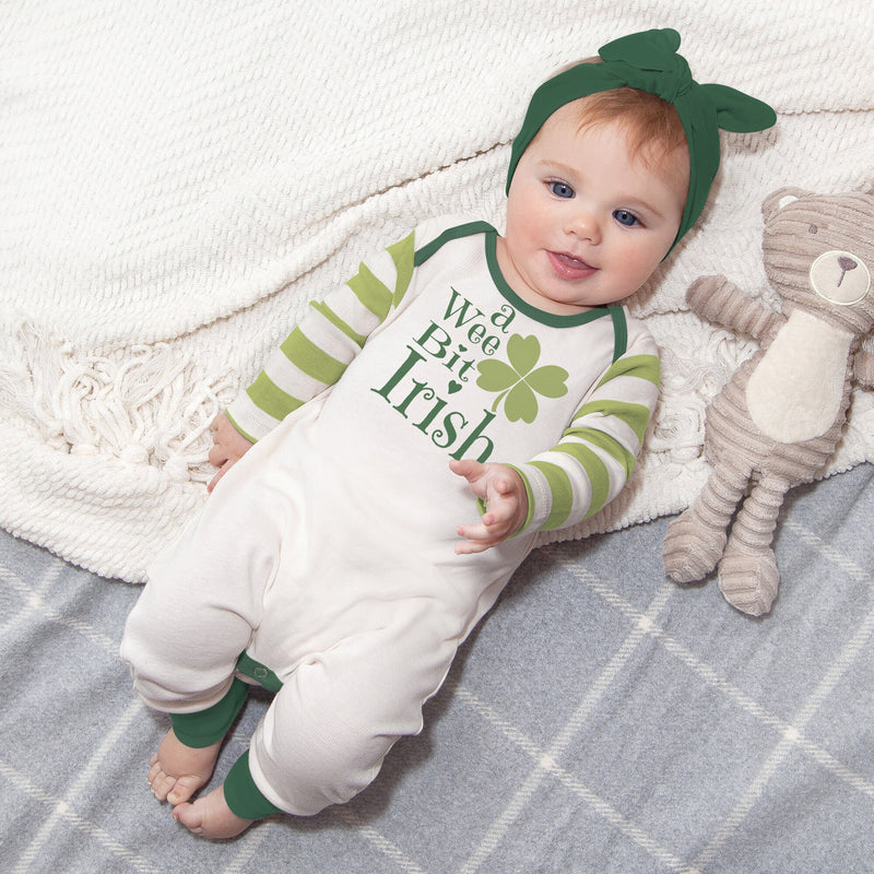 "Wee Bit Irish" St. Patrick's Day Romper - Newborn