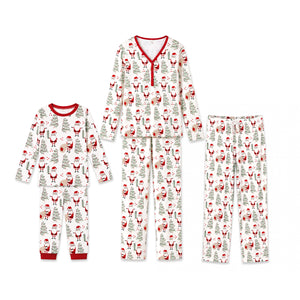 Christmas Santa Bamboo Family Matching Pajama's