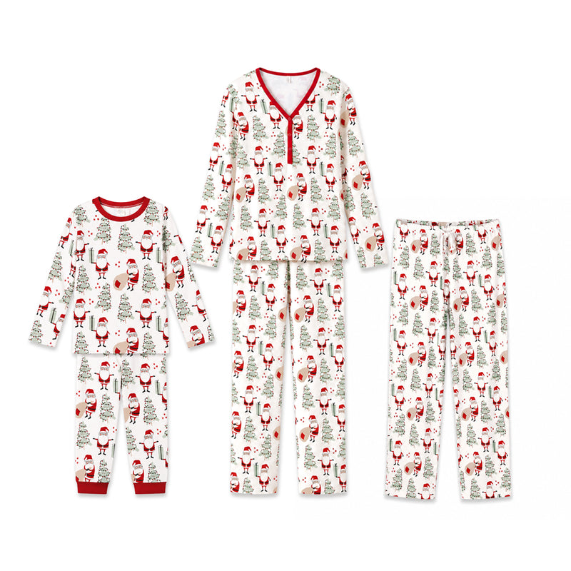Christmas Santa Bamboo Family Matching Pajama's