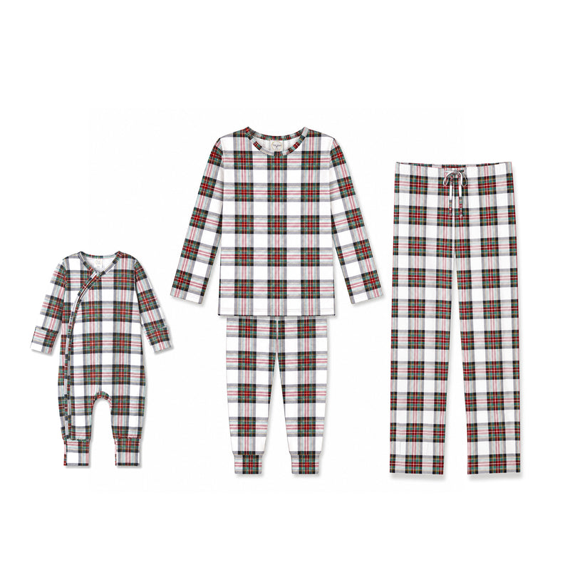 Christmas Plaid Family Matching Soft Bamboo Pajamas