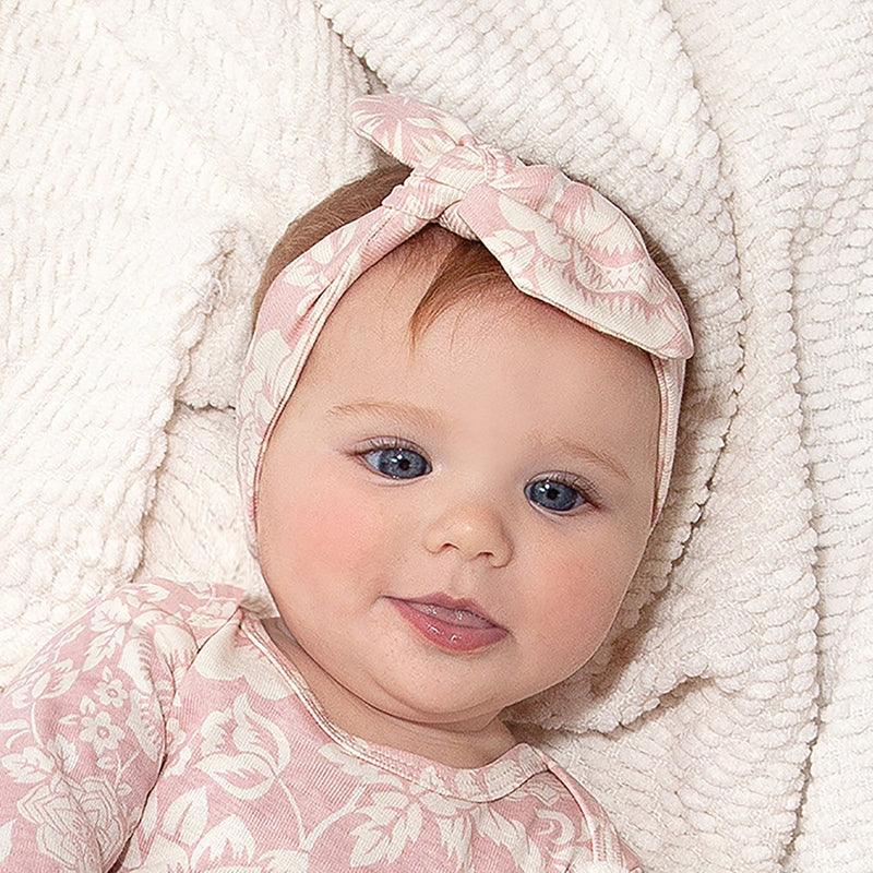 Tesa Babe Baby Accessories Headband / 1S Baby Headband Bamboo Vintage Rose