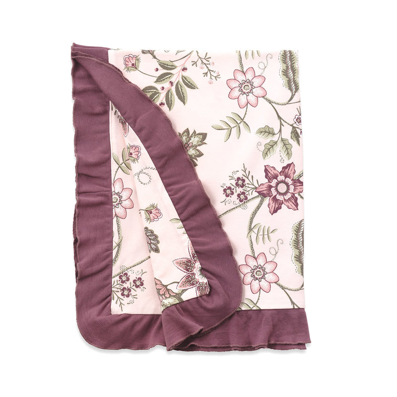 Tesa Babe Baby Blankets Blanket / One Size Floral Stitchery Stroller Blanket