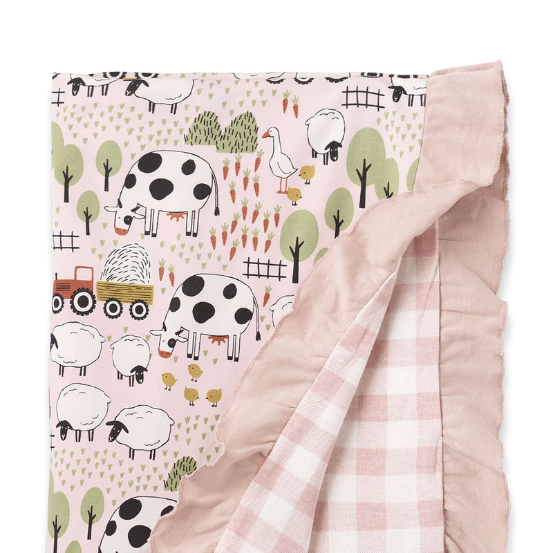 Tesa Babe Baby Blankets Blanket / 1S Girl's Farm Stroller Blanket