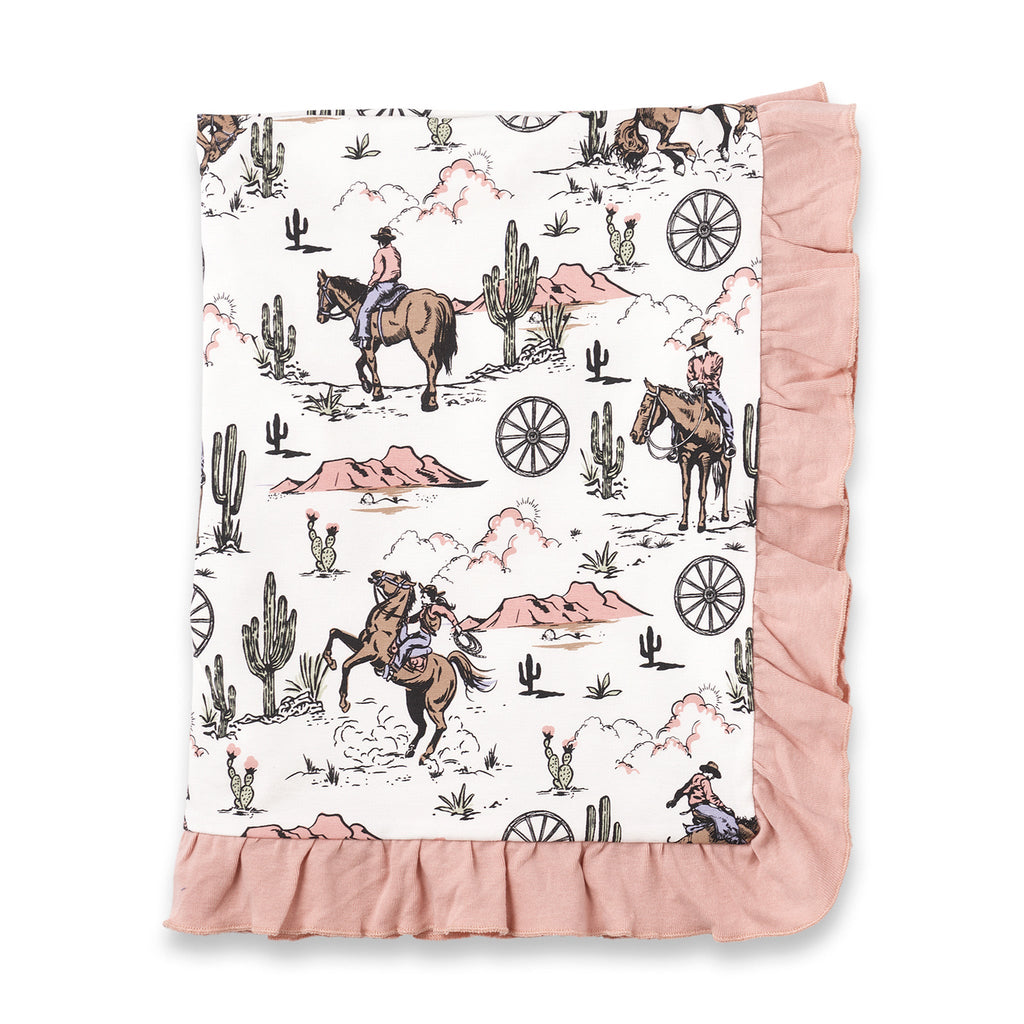 Tesa Babe Baby Blankets Blanket / 1S On The Range Cowgirl Stroller Blanket