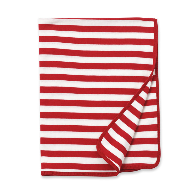 Tesa Babe Baby Blankets Blanket / 1S Red Stripe Cotton Stroller Blanket