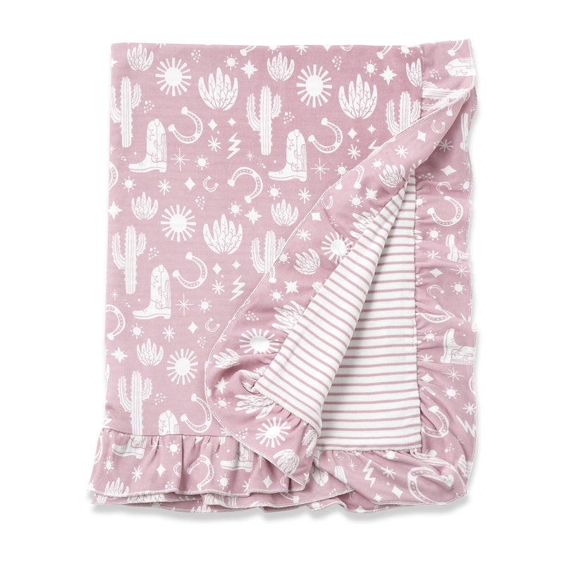 Tesa Babe Baby Blankets Blanket / 1S Wild West/Pink Bamboo Stroller Blanket