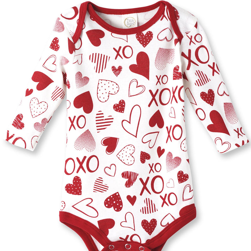 Tesa Babe Baby Bodysuits Hearts and Hugs Bodysuit