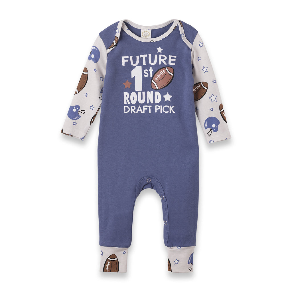 Tesa Babe Baby Boy Clothes NB / Romper Future 1St Round Draft Pick Romper