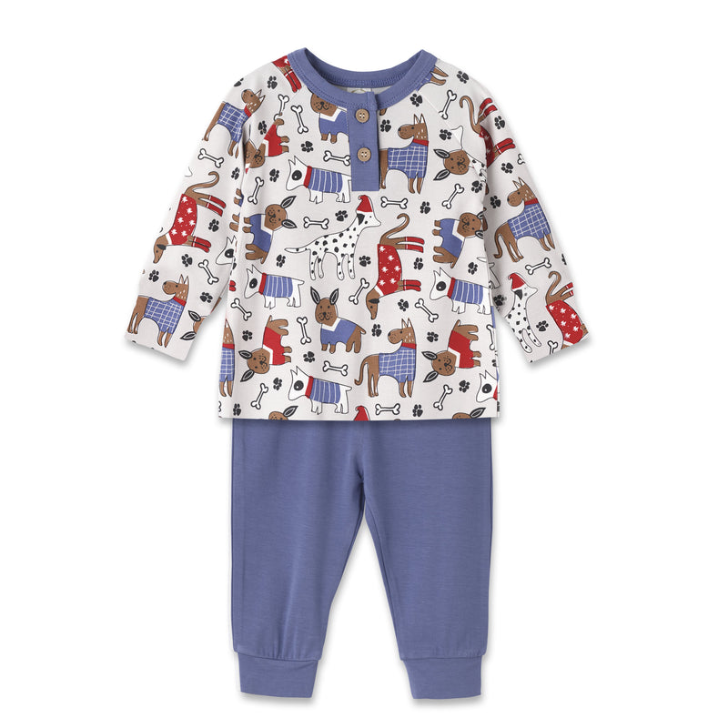 Tesa Babe Baby Boy Clothes Set / 3-6M Pawsome Pals Bamboo Tee & Pants