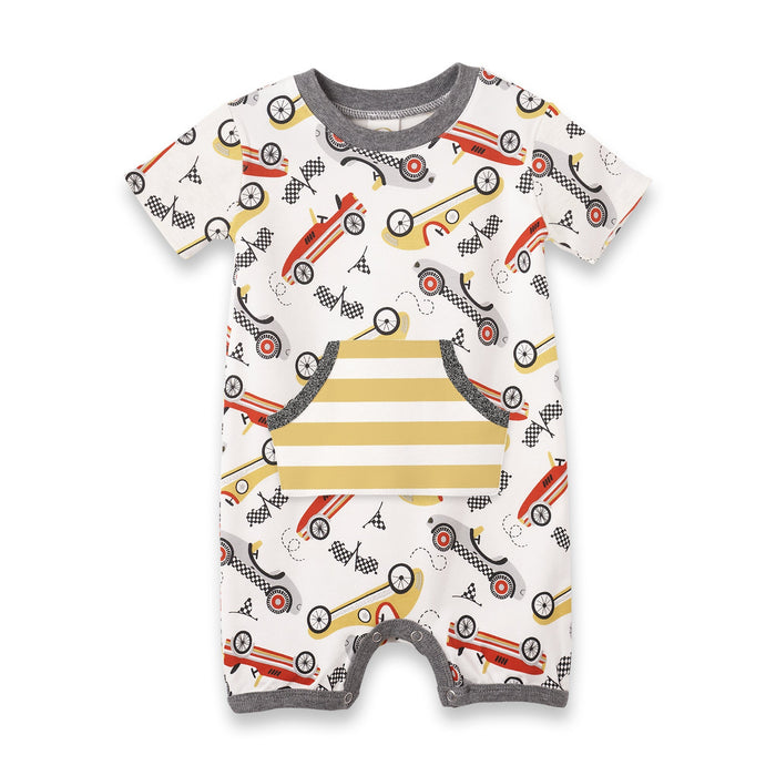 Tesa Babe Baby Boy Clothes Romper / NB Speed Racer Short Romper