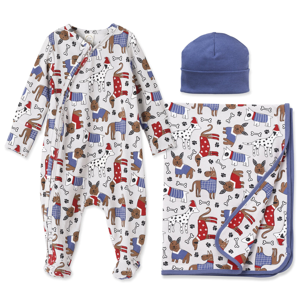 Tesa Babe Baby Boy Gift Sets Gift Set / NB Little Pup Baby Boy Gift Set - 3-Piece Puppy Love