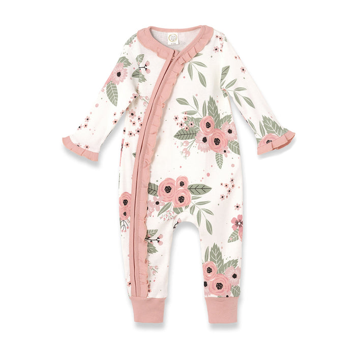 Tesa Babe Baby Girl Clothes Romper / NB Baby Girl Jardin Floral Romper