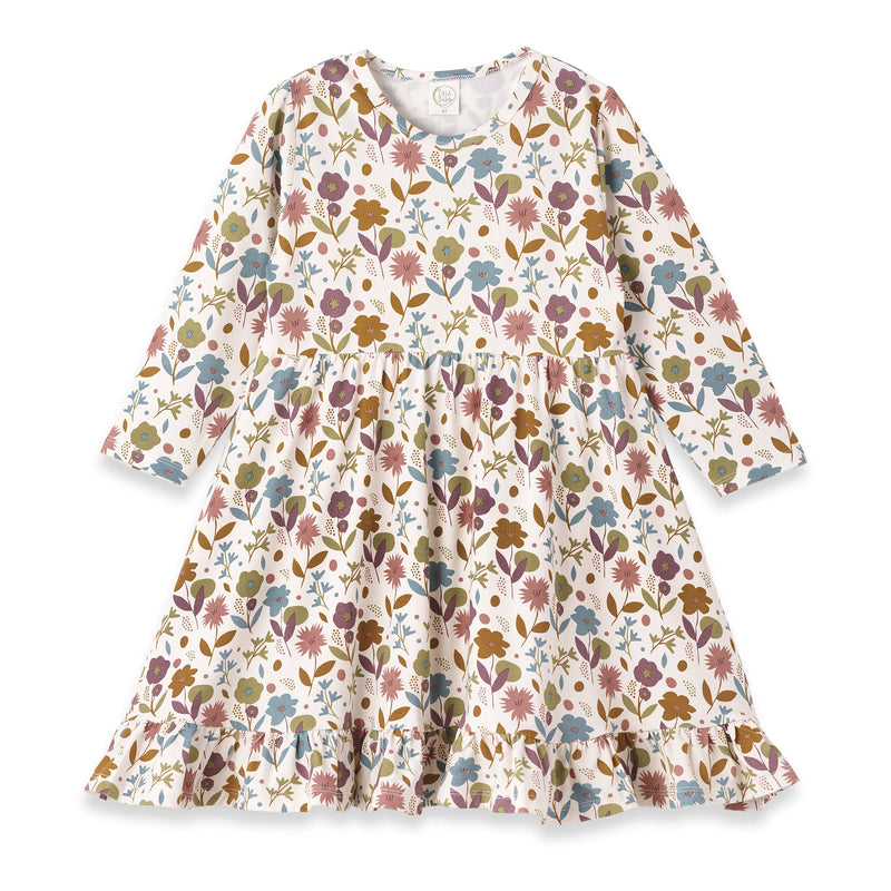 Tesa Babe Baby Girl Clothes Dress / 6-9M Blossoms Bamboo Twirl Dress