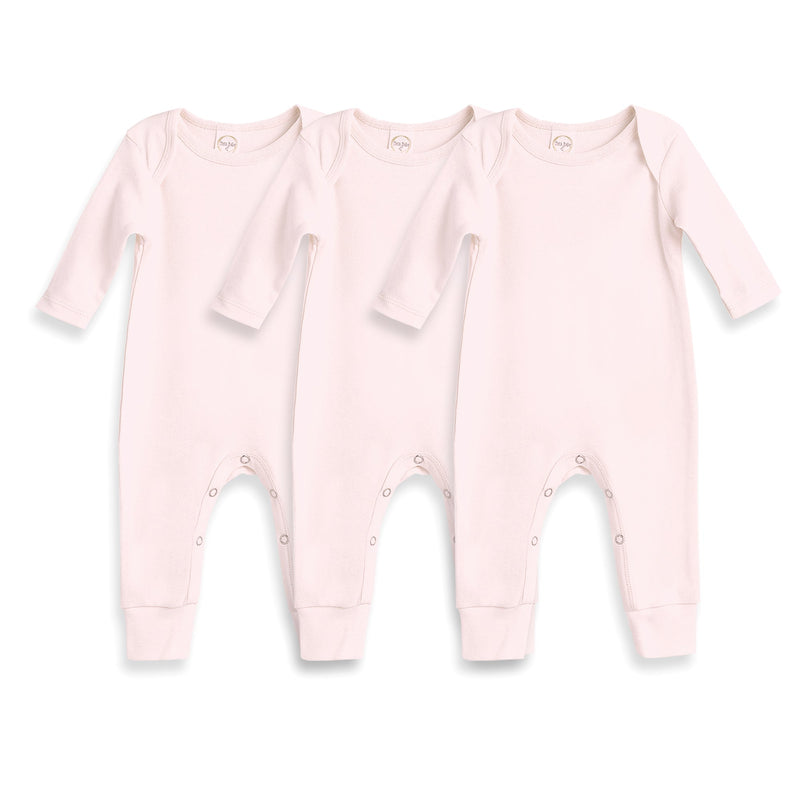 Tesa Babe Baby Girl Gift Sets Gift Set / NB Set of 3 Blush Rompers