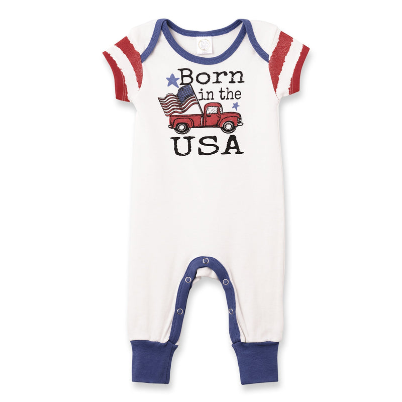 Tesa Babe Baby Unisex Clothes Romper / 0-3M Born in the USA Romper