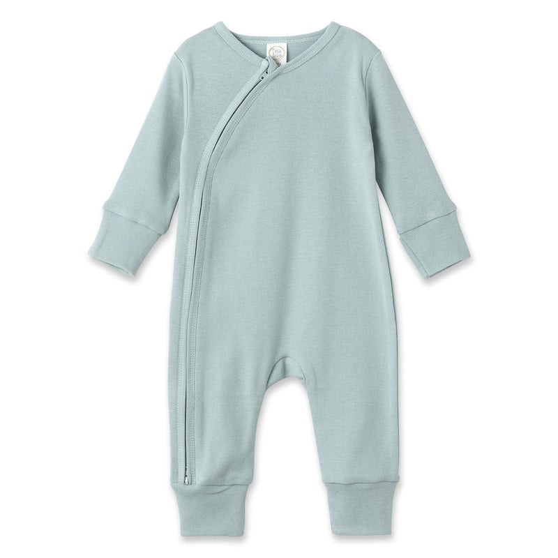 Tesa Babe Baby Unisex Clothes Romper / NB Dusty Blue Cotton Zipper Romper