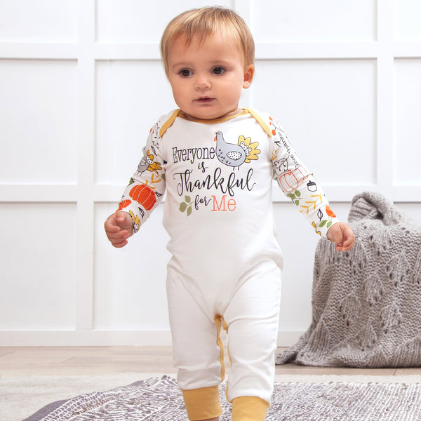 Tesa Babe Baby Unisex Clothes "Everyone Is Thankful For Me" Bamboo Romper