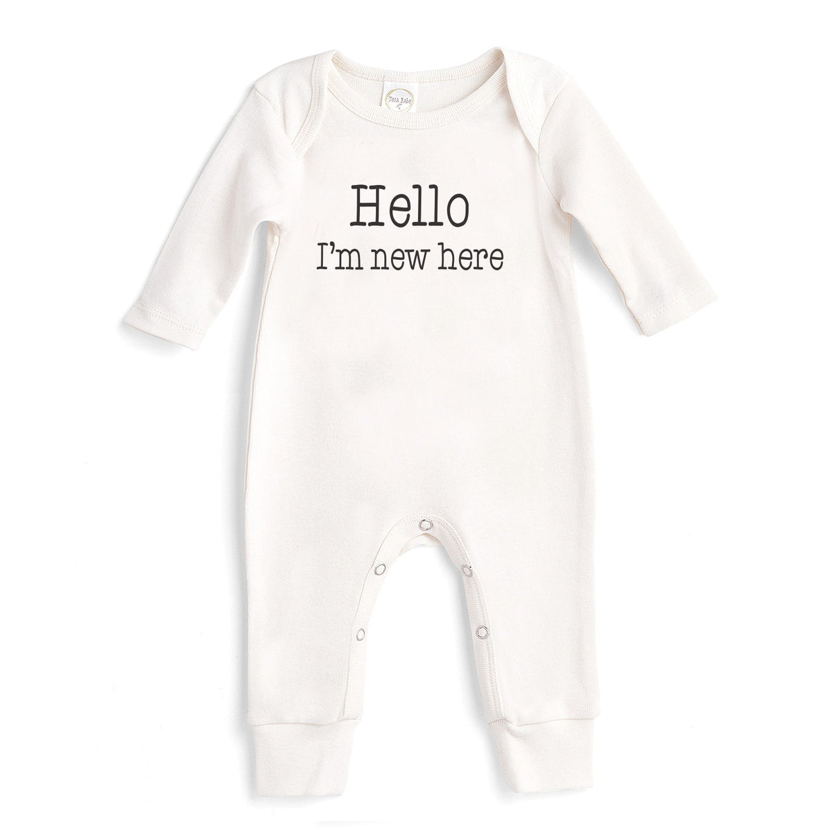 Tesa Babe Baby Unisex Clothes Romper / NB Hello, I'm New Here Romper
