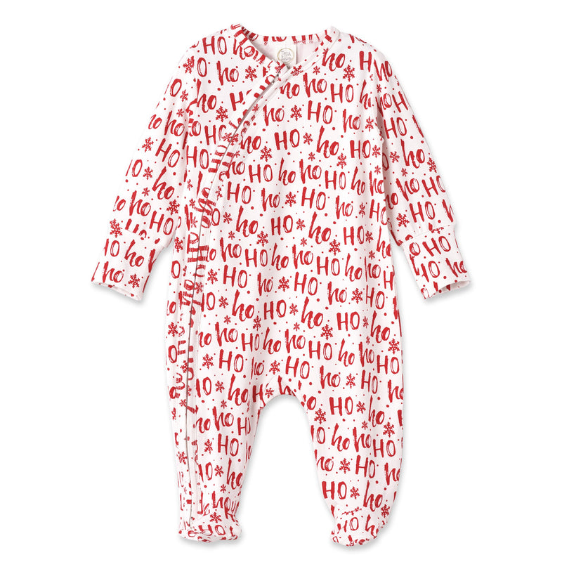 Tesa Babe Baby Unisex Clothes Romper / NB Ho-Ho-Ho Bamboo Zipper Romper