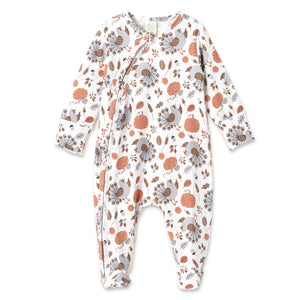 Tesa Babe Baby Unisex Clothes Romper / NB Homestead Harvest Bamboo Zipper Romper
