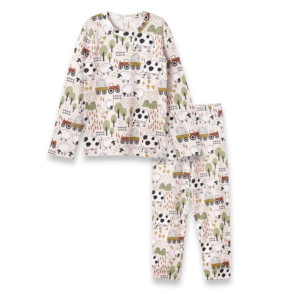 Tesa Babe Base Product 18-24M Farmyard Pink LS Kids Pajama Set