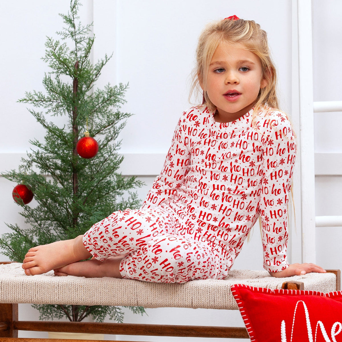 Tesa Babe Base Product Ho Ho Ho Kids Pajama Set - Youth